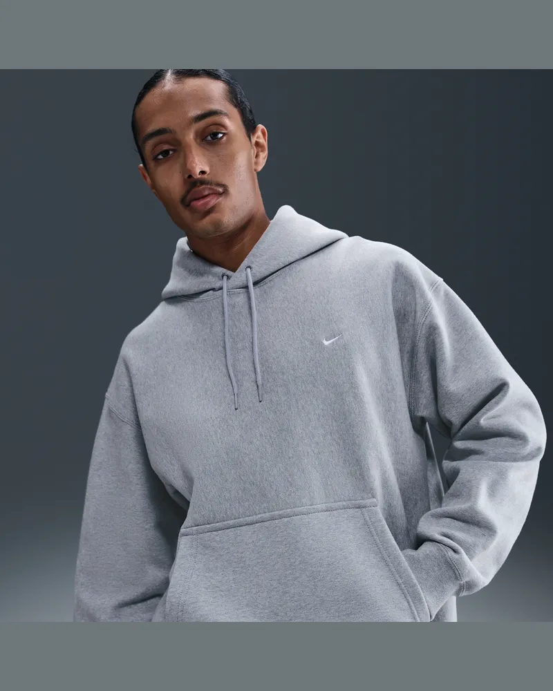 Nike Solo Swoosh Hoodie (Herren) - Grau Grau