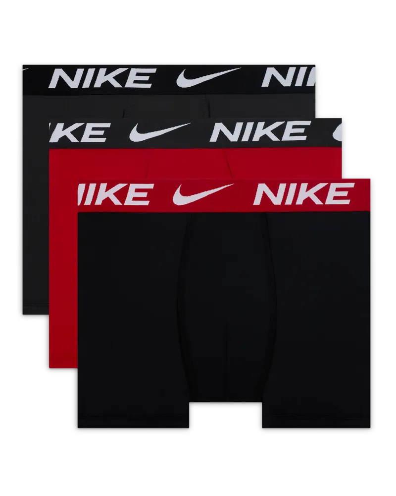 Nike Dri-FIT Essentials Boxershorts (ältere Kinder, 3er-Pack) - Rot Rot