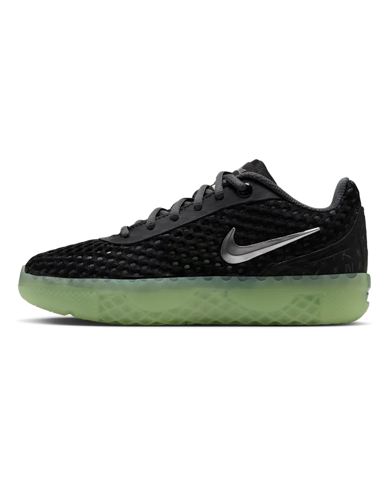 Nike LeBron Witness X "Alien" Basketballschuh (ältere Kinder) - Schwarz Schwarz