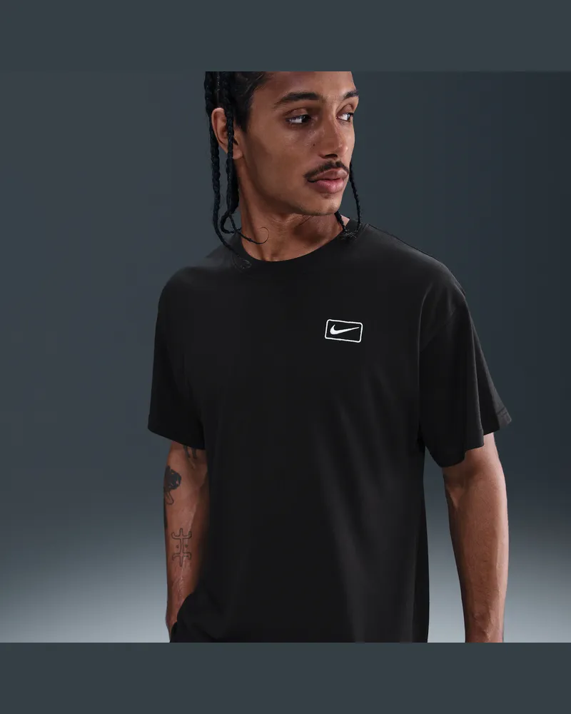 Nike Sportswear Herren-T-Shirt - Schwarz Schwarz