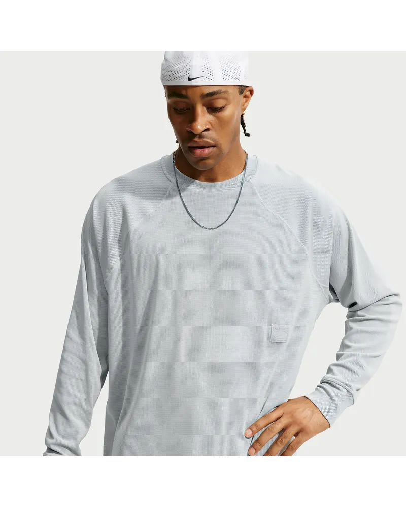 Nike N.A.C. Dri-FIT Longsleeve-Oberteil (Herren) - Grau Grau