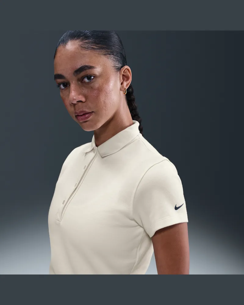 Nike Kurzarm-Golf-Poloshirt (Damen) - Weiß Weiß