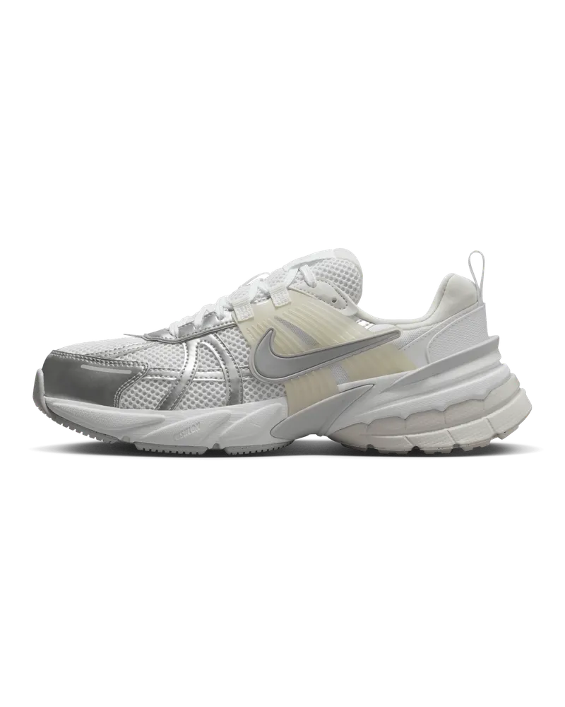 Nike V2K Run Schuh mit reflektierenden Akzenten (Damen) - Weiß Weiß