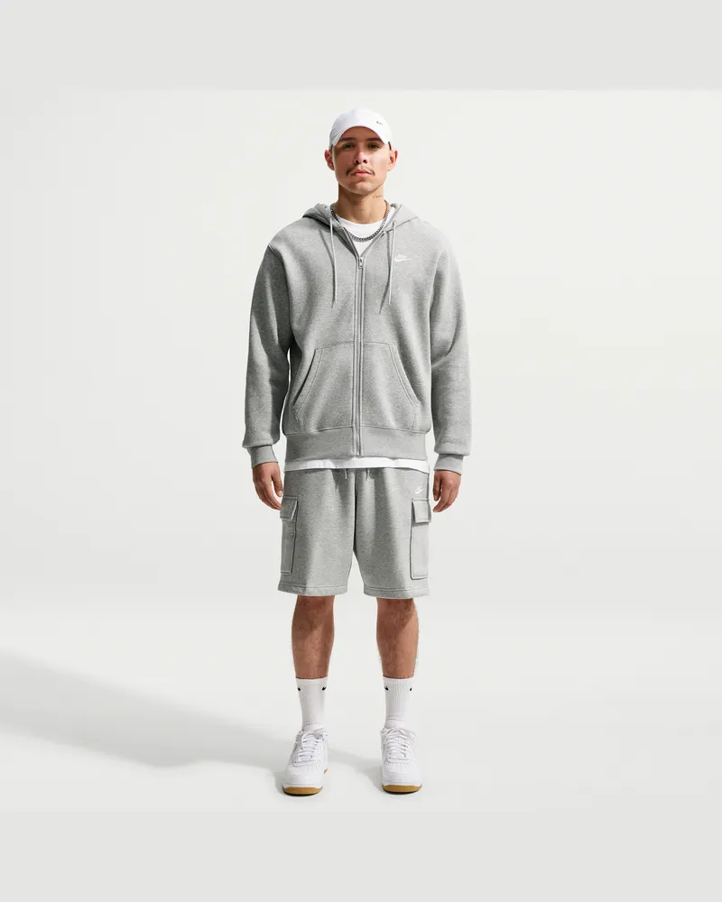 Nike Club Fleece-Cargoshorts (Herren) - Grau Grau