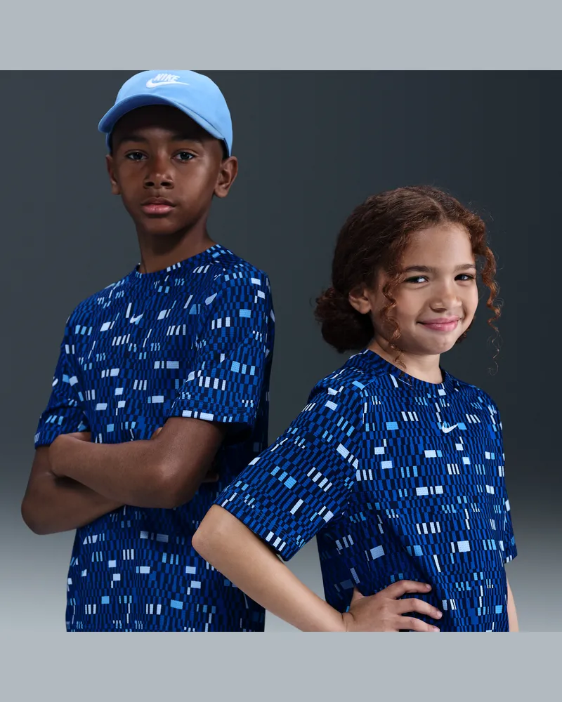 Nike Multi Dri-FIT Kurzarmshirt (ältere Kinder) (Jungen) - Blau Blau