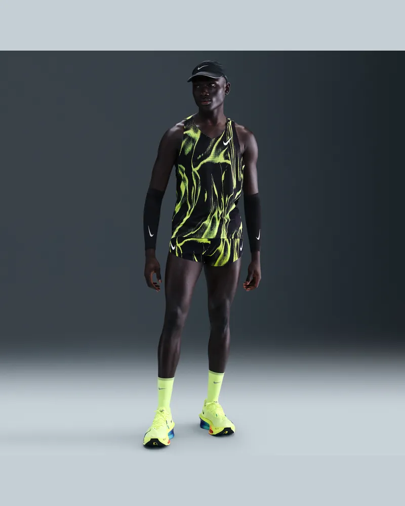 Nike AeroSwift Laufshorts mit Dri-FIT-ADV-Technologie (Herren, ca. 5 cm) - Gelb Gelb