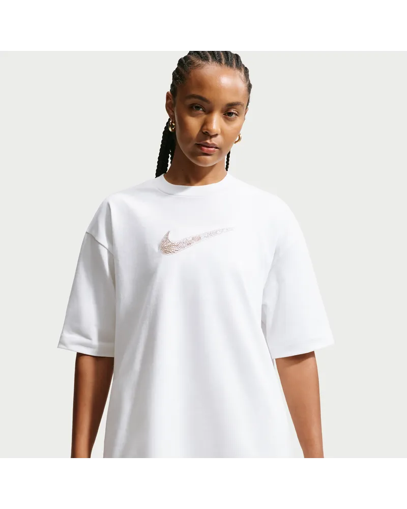 Nike Naomi Osaka Oversize-T-Shirt für Damen - Weiß Weiß