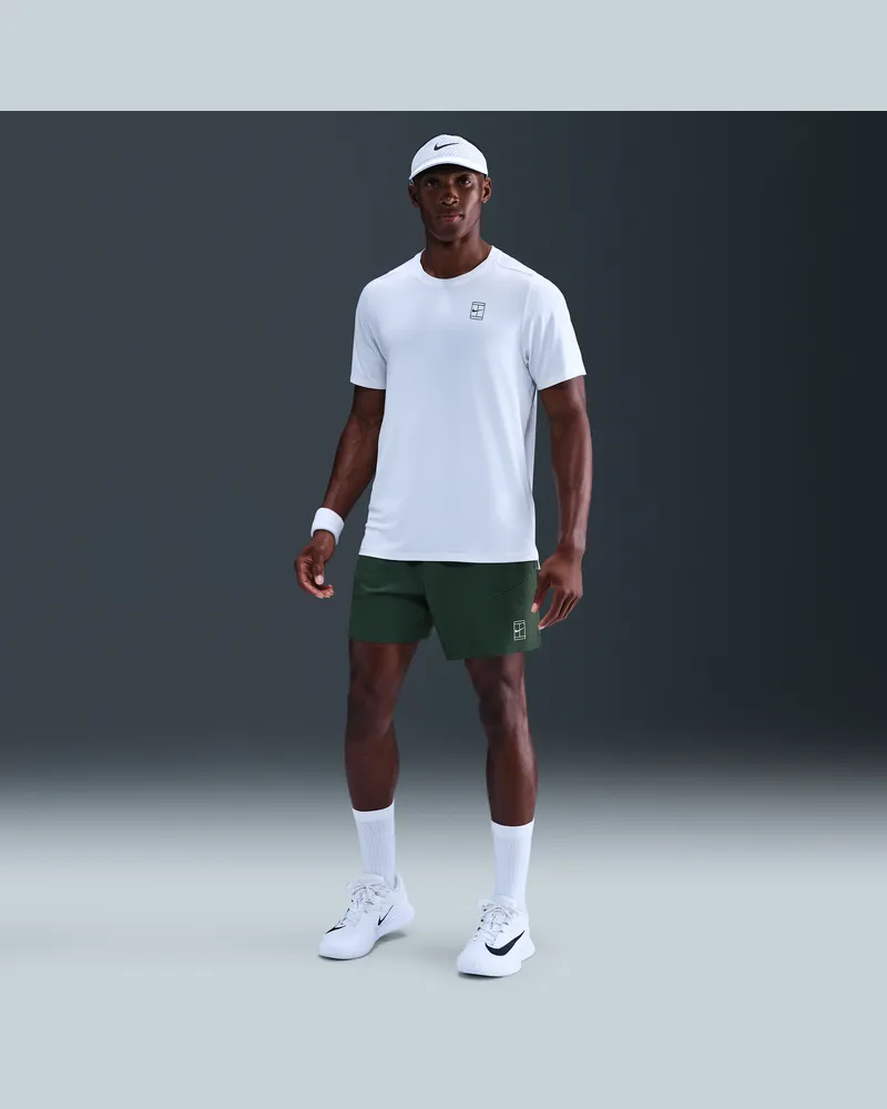 Nike Court Advantage Dri-FIT-Tennisshorts (ca. 15,5 cm) - Grün Grün