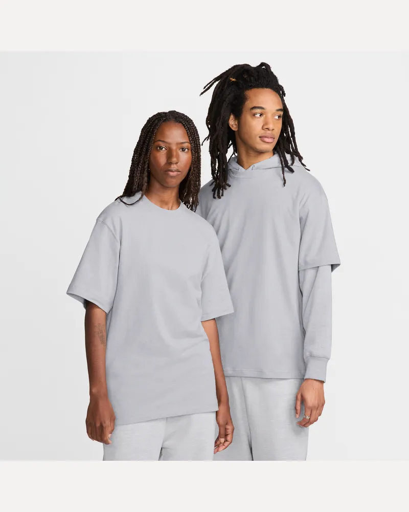 Nike Wool Classics Kurzarm-T-Shirt - Grau Grau