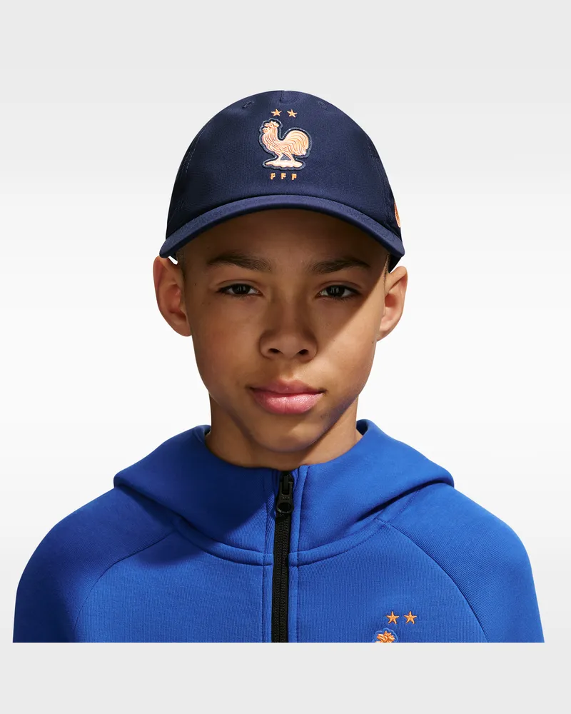 Nike Frankreich 2026/27  Club Cap Poly 5P (Jugendliche) - Blau Blau