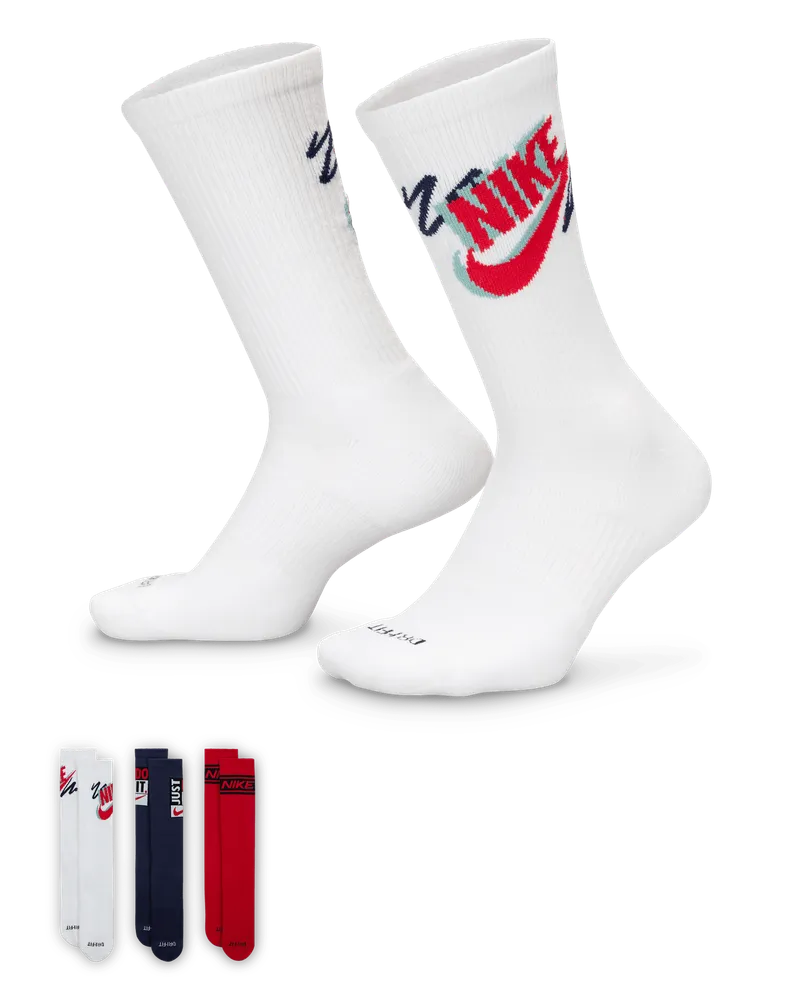 Nike Everyday Plus Crew-Socken (3 Paar) - Multi-Color Multi-color