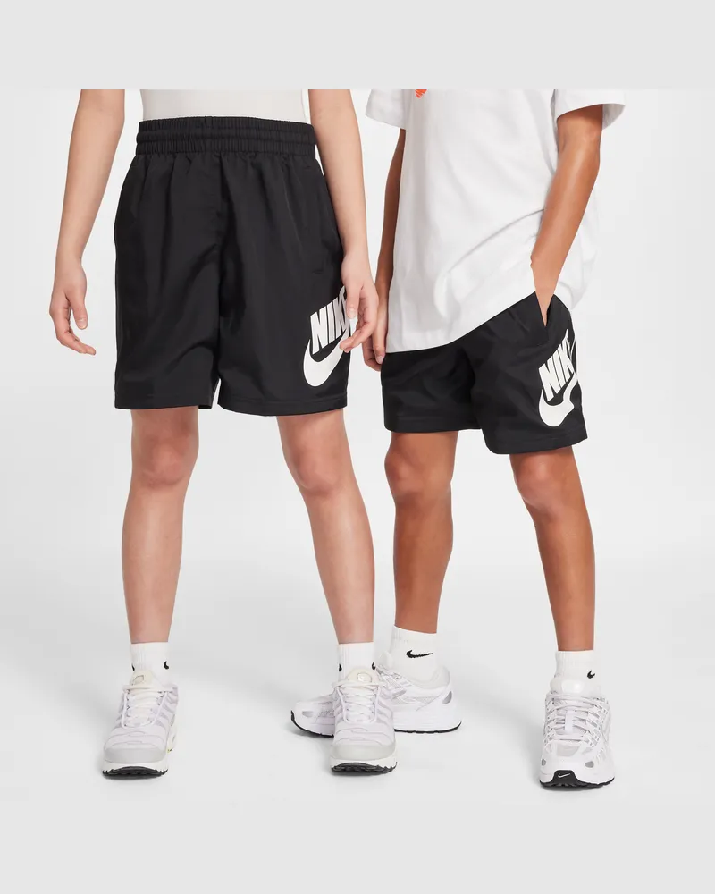 Nike Sportswear Club Webshorts (ca. 15 cm; ältere Kinder) - Schwarz Schwarz