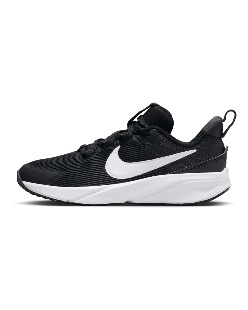 Nike Star Runner 4 Schuh für jüngere Kinder - Schwarz Schwarz