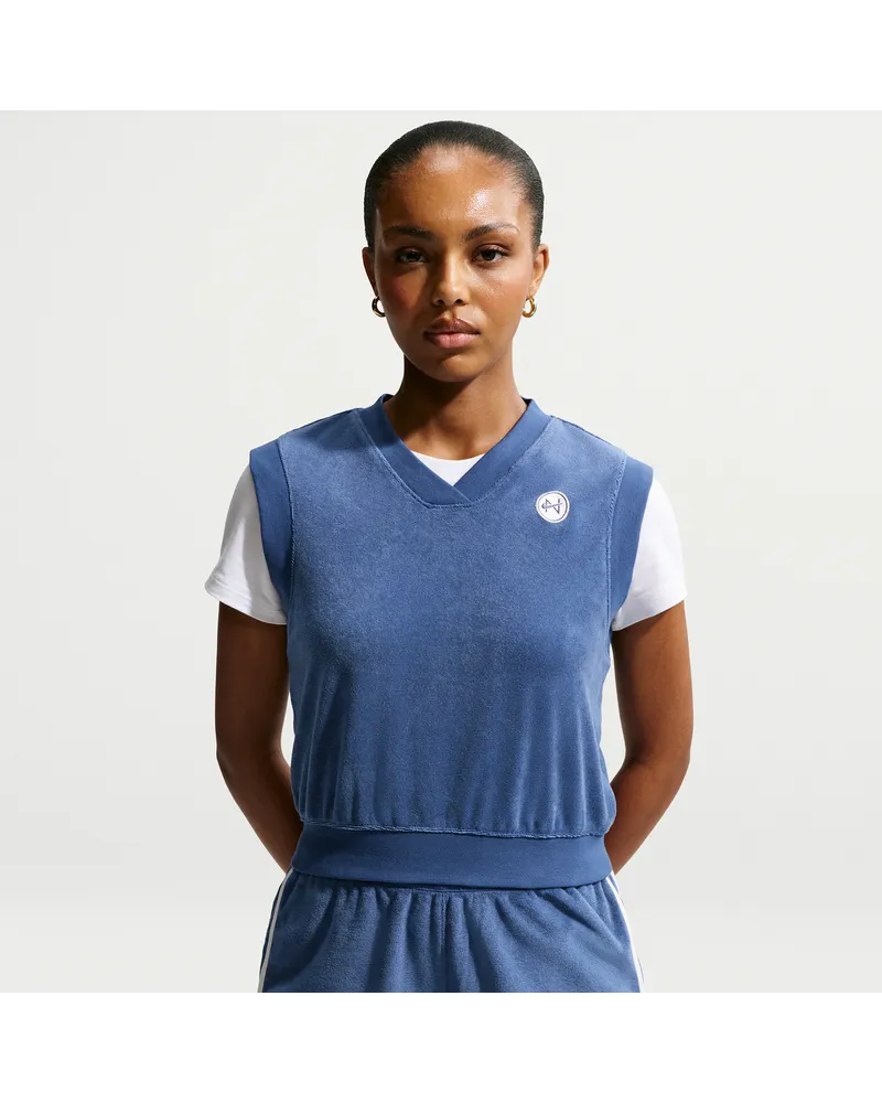 Nike Chill Terry Tanktop (Damen) - Blau Blau