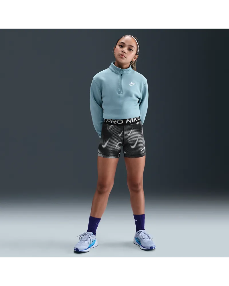 Nike Pro Dri-Fit Shorts (ca. 7,5 cm, ältere Kinder, Mädchen) - Schwarz Schwarz