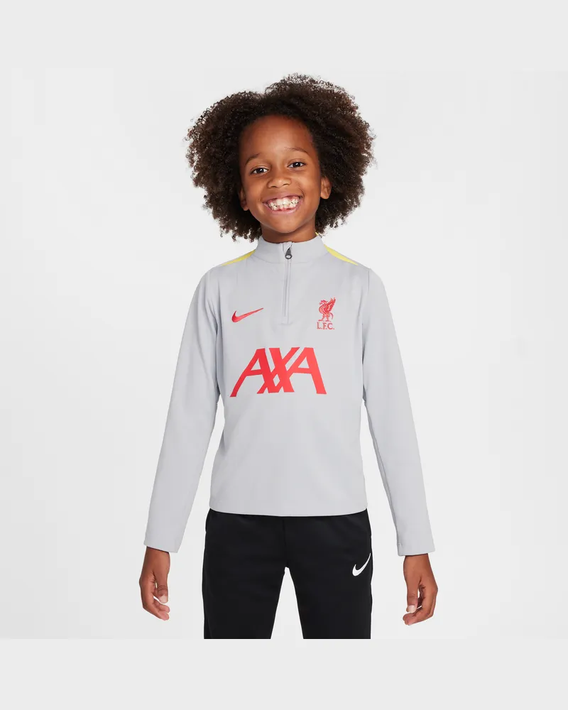 Nike FC Liverpool Academy Pro Third  Dri-FIT Fußball-Drill-Oberteil für jüngere Kinder - Grau Grau