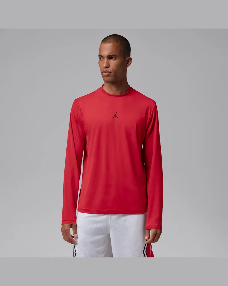 Jordan Sport Essentials Longsleeve mit Dri-FIT-Technologie (Herren) - Rot Rot