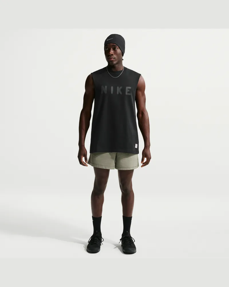 Nike NAC Dri-FIT Trainingsshorts aus Strickmaterial (ca. 13 cm, Herren) - Grün Grün