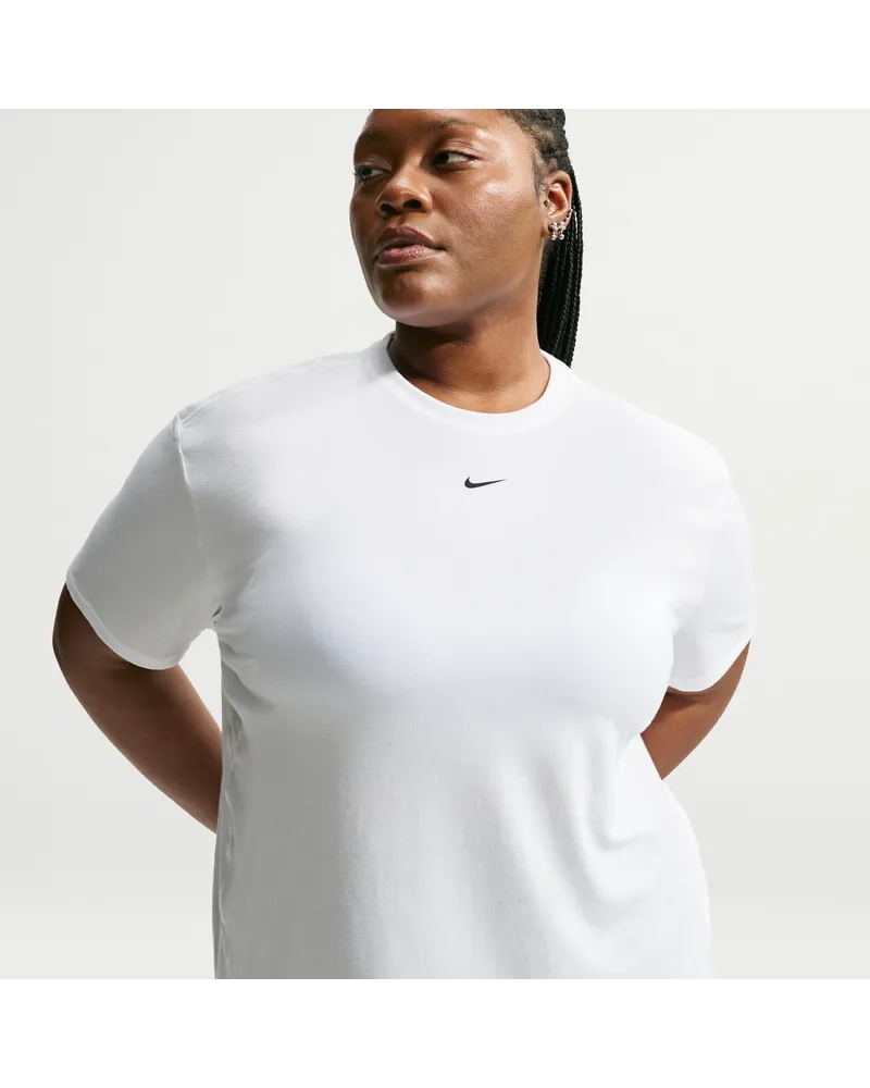 Nike One Relaxed Dri-FIT Kurzarmshirt (Damen; große Größen) - Weiß Weiß
