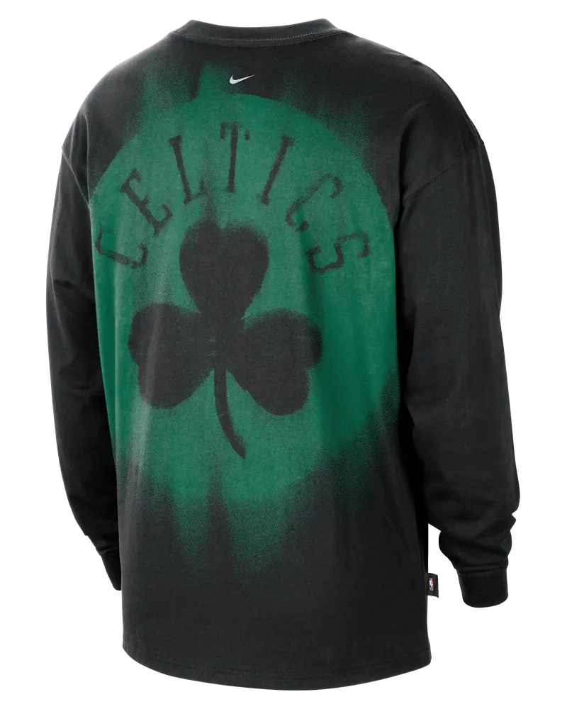 Nike Boston Celtics Standard Issue  Basketball-Longsleeve mit Dri-FIT-Technologie (Herren) - Schwarz Schwarz