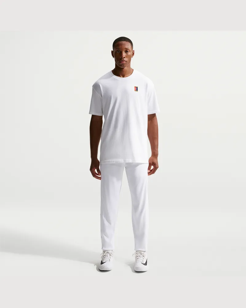 Nike Court Heritage Herren-Tennishose - Weiß Weiß