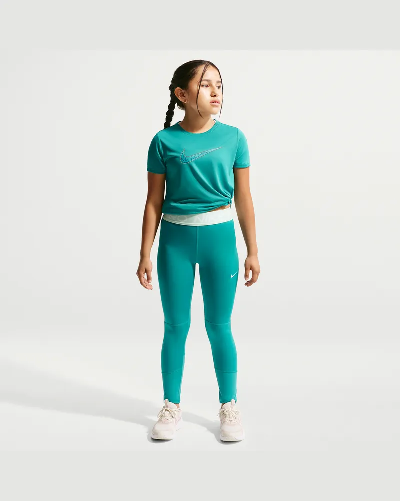 Nike Pro Dri-FIT Leggings für ältere Kinder (Mädchen) - Grün Grün