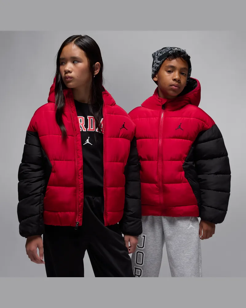 Jordan Brooklyn Puffer-Jacke (ältere Kinder) - Rot Rot