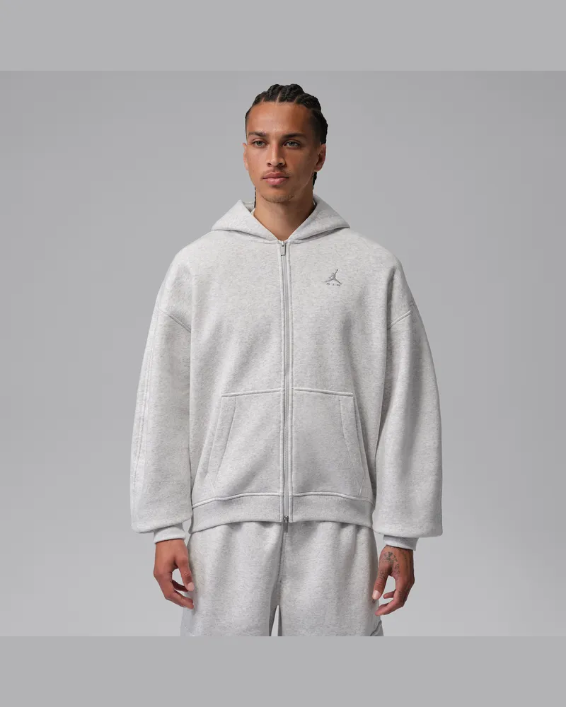 Jordan Brooklyn Oversize-Fleecejacke (Herren) - Grau Grau