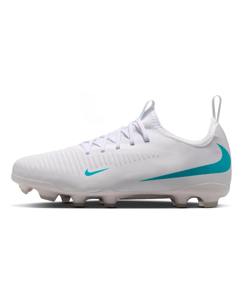 Nike Jr. Phantom 6 Low Academy Fußballschuh für verschiedene Böden (ältere Kinder) - Weiß Weiß