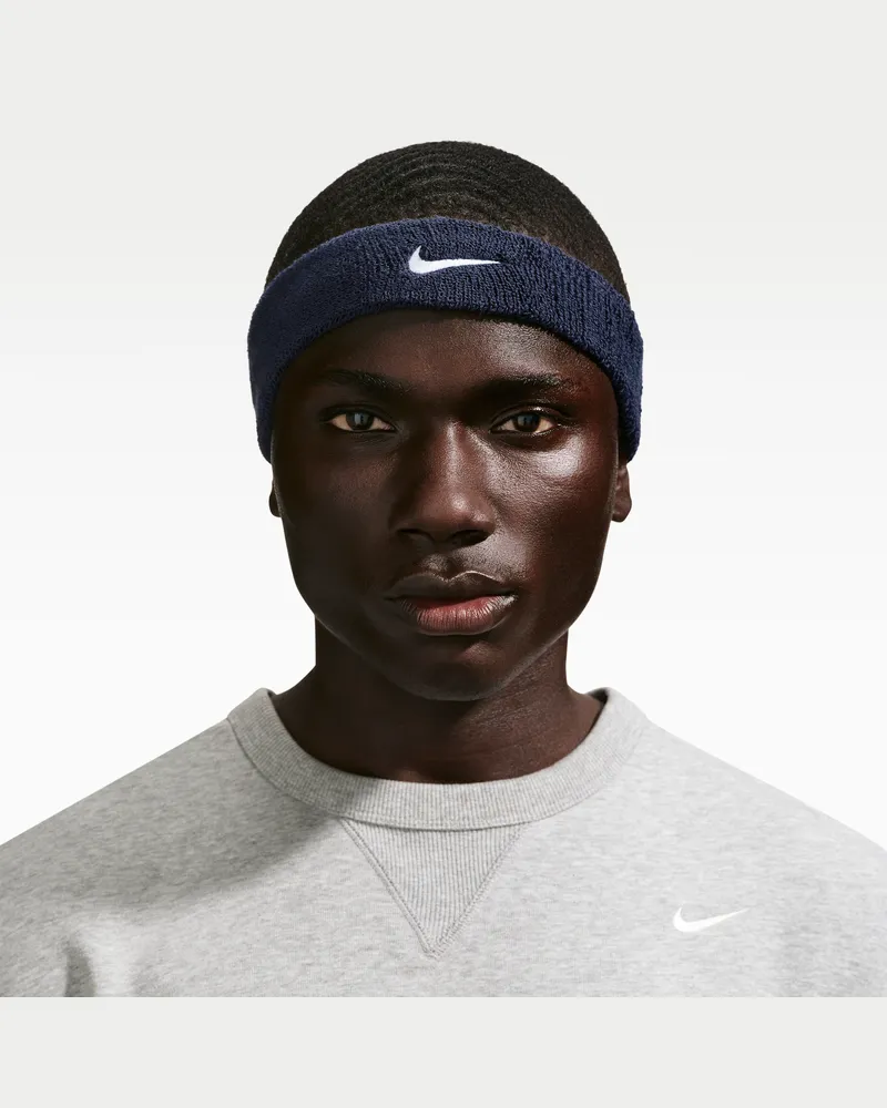 Nike Swoosh Classic Stirnband - Blau Blau