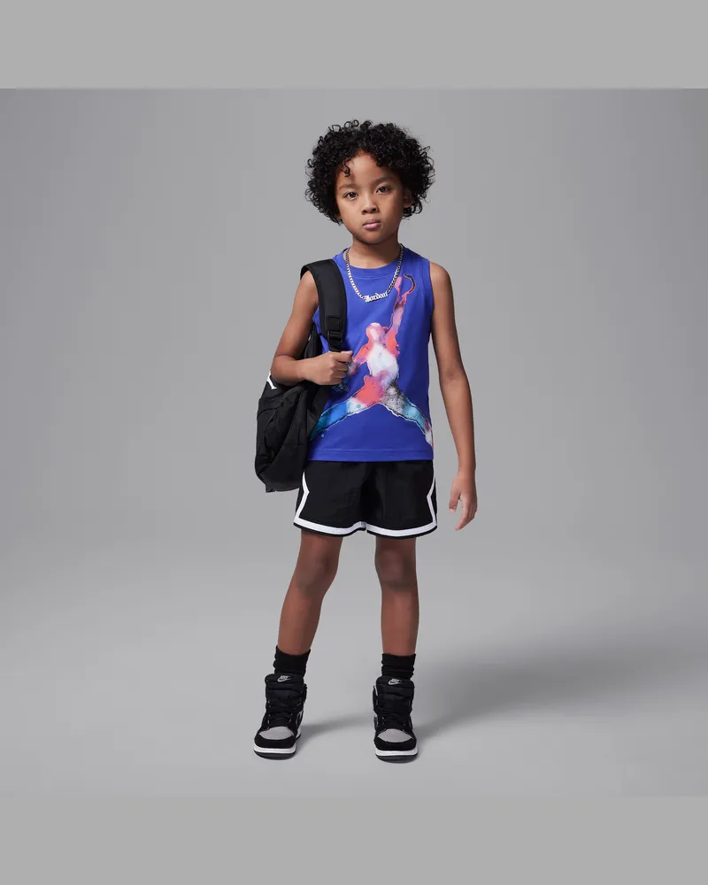 Jordan Poolside 2-teiliges Tanktop-Set (jüngere Kinder) - Schwarz Schwarz