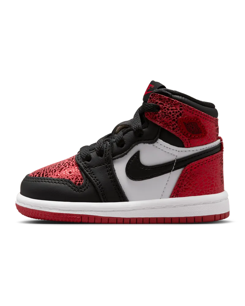 Jordan 1 Retro High OG "Ruby" Schuh (Babys und Kleinkinder) - Rot Rot