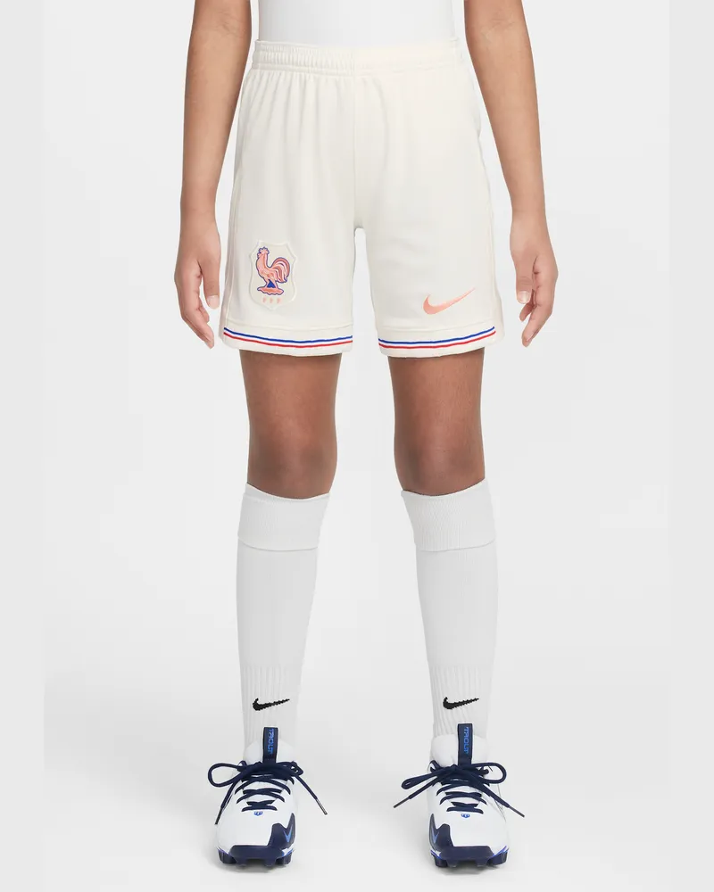Nike FFF 2025/26 Stadium Away  Replika-Fußballshorts mit Dri-FIT-Technologie (ältere Kinder) - Braun Braun