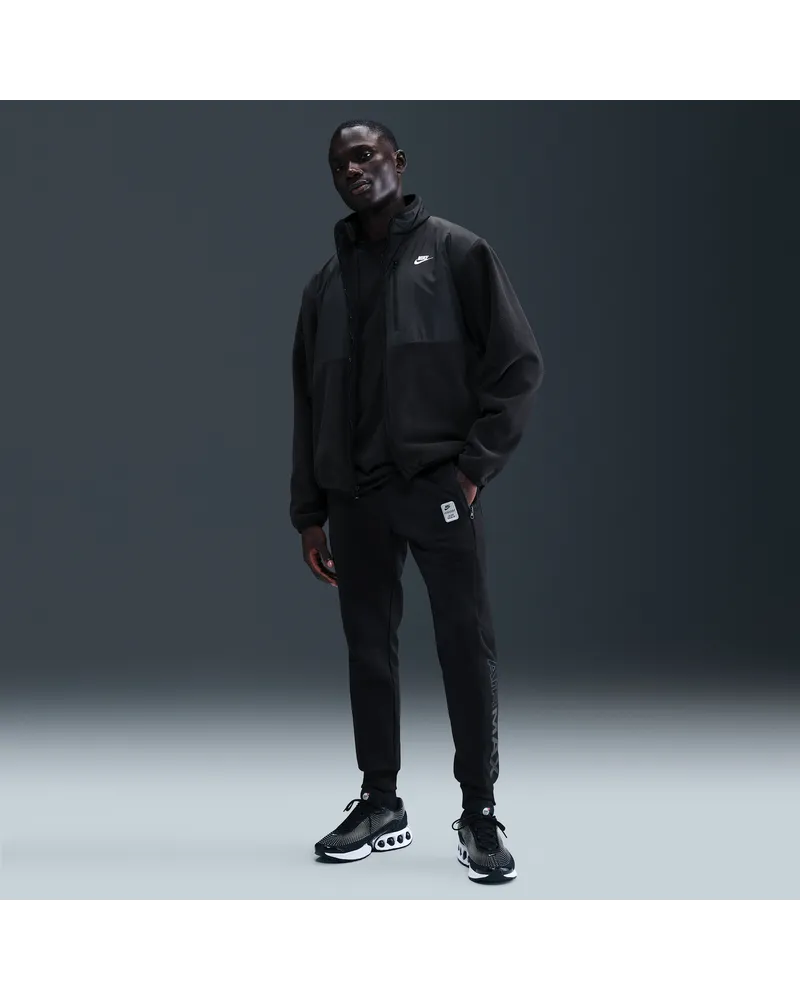 Nike Air Max Herren Poly-Strick-Jogger - Schwarz Schwarz