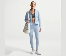 One Dri-FIT Leggings mit hohem Bund (Damen) - Blau