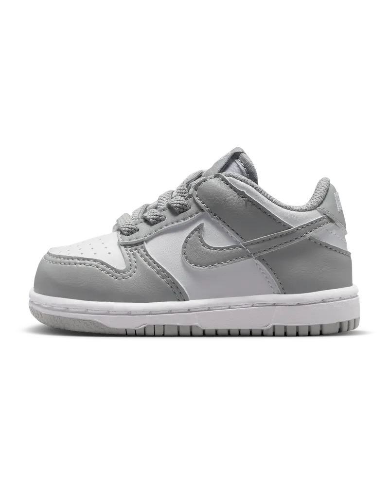 Nike Dunk Low Schuh für Babys und Kleinkinder - Weiß Weiß