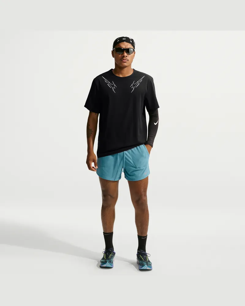 Nike Stride Aero-FIT Laufshorts mit integriertem Slip (ca. 12,5 cm, Herren) - Blau Blau