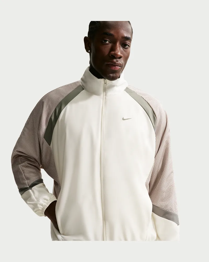 Nike Icon gewebte Basketballjacke (Herren) - Weiß Weiß
