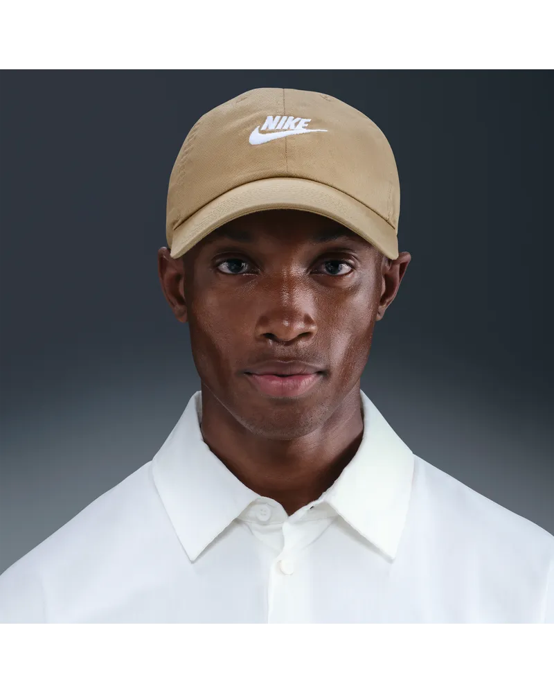 Nike Club unstrukturierte Futura Wash-Cap - Braun Braun