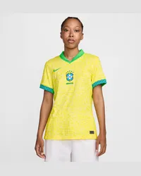 Nike Brazil 2024 Stadium Home  Dri-FIT-Replica-Fußballtrikot für Damen - Gelb Gelb