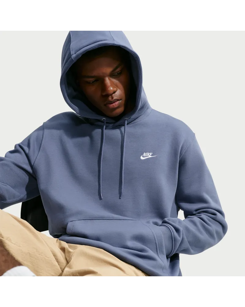 Nike Club Fleece-Hoodie (Herren) - Blau Blau