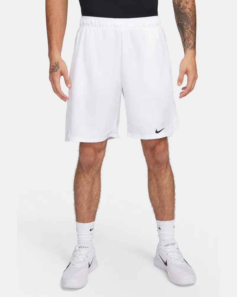 Nike Court Victory Dri-FIT Herren-Tennisshorts (ca. 23 cm) - Weiß Weiß