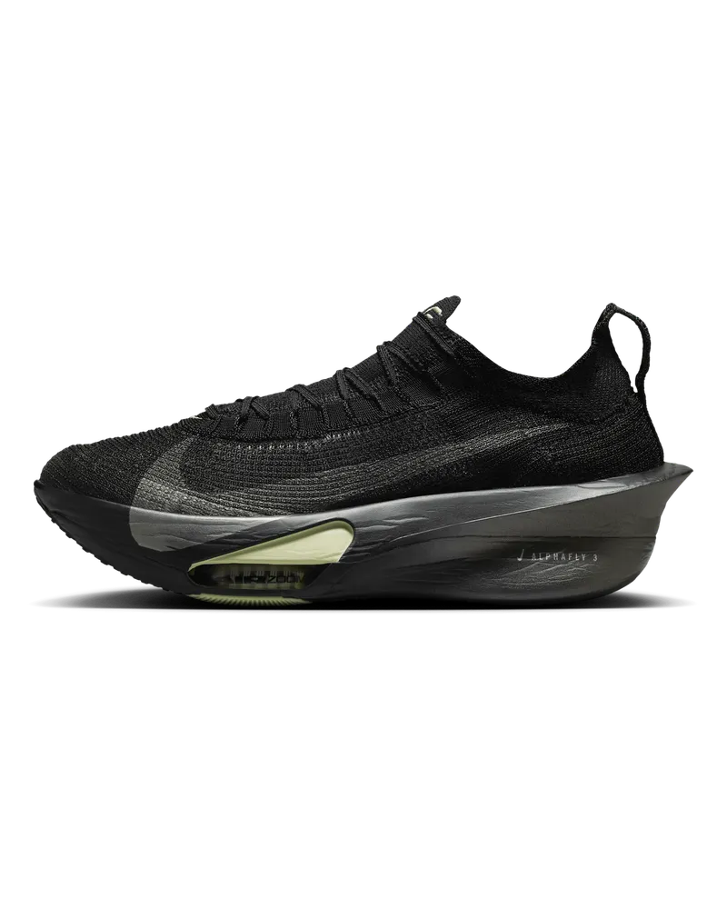 Nike Alphafly 3 Herren-Straßenlaufschuh für Wettkämpfe - Schwarz