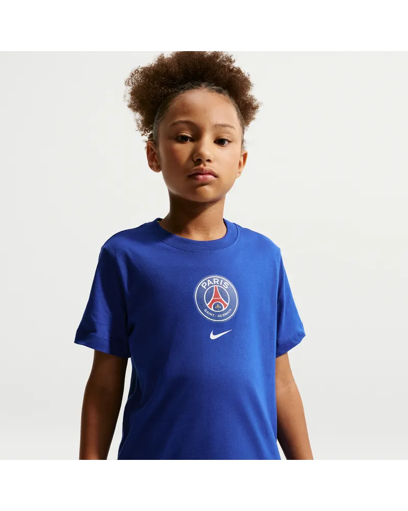 Nike Paris Saint-Germain  Fußball-T-Shirt (ältere Kinder) - Blau Blau