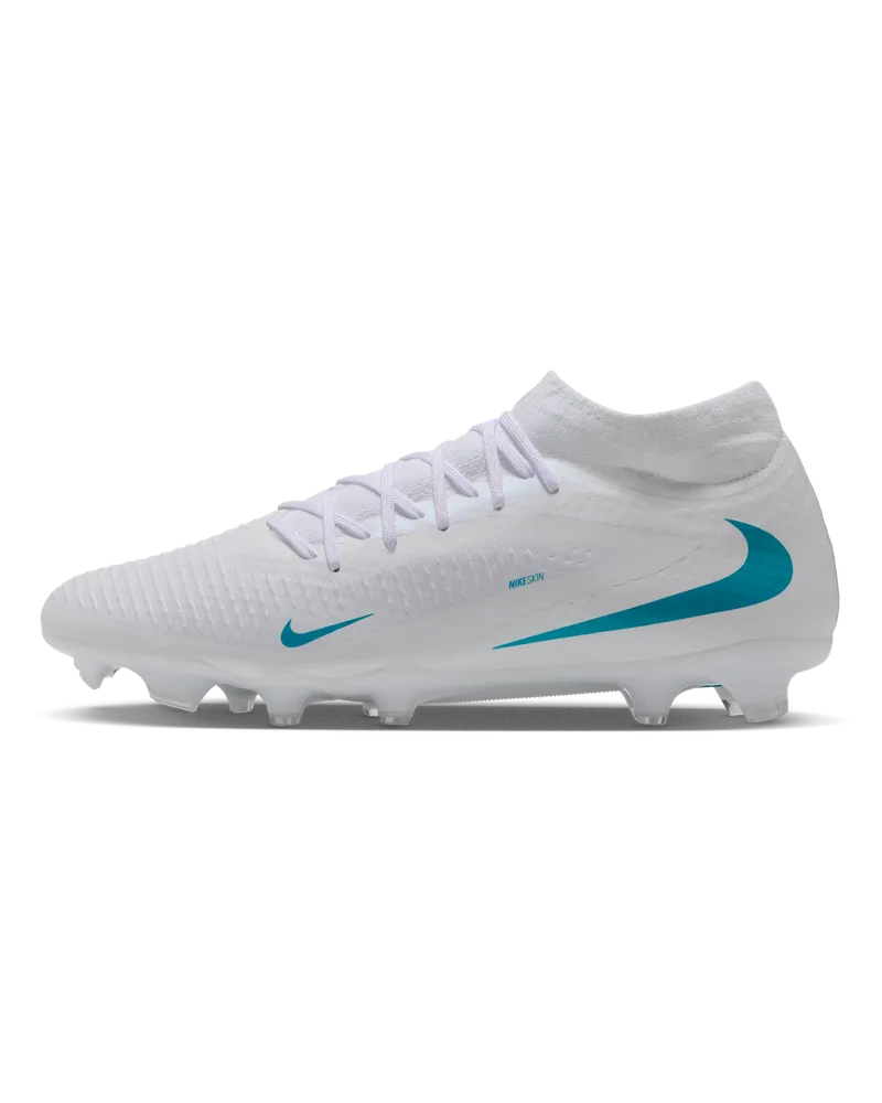 Nike Phantom 6 High Academy Fußballschuh für verschiedene Böden - Weiß Weiß