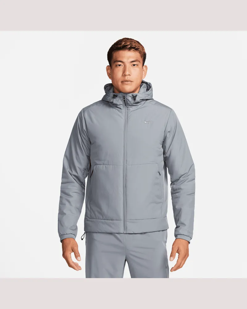 Nike Unlimited vielseitige Therma-FIT-Jacke für Herren - Grau Grau