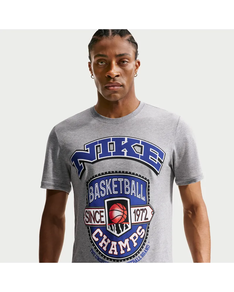 Nike Basketball-T-Shirt (Herren) - Grau Grau