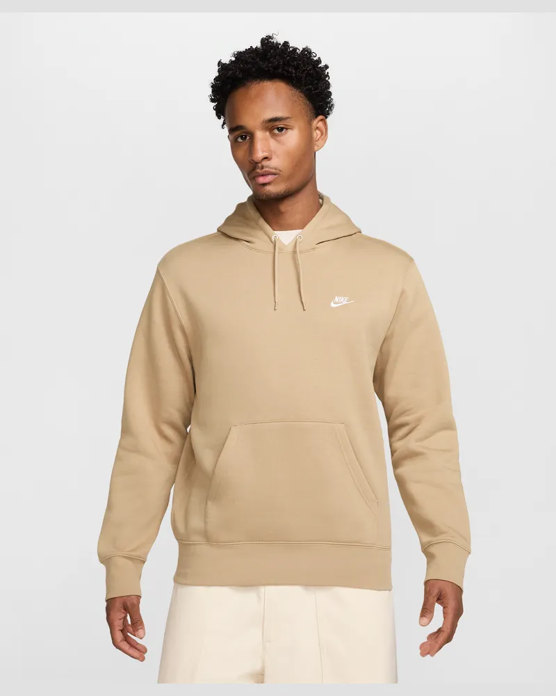 Nike Club Fleece-Hoodie (Herren) - Braun Braun