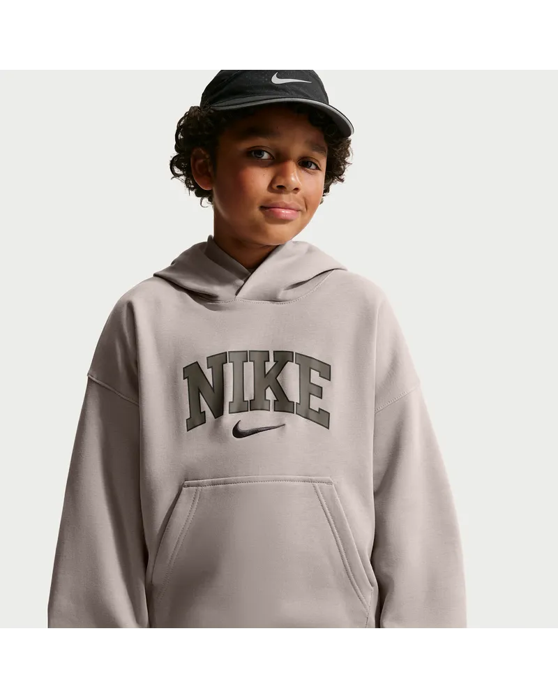 Nike Athletic Oversize-Hoodie (ältere Kinder, Jungen) - Grau Grau