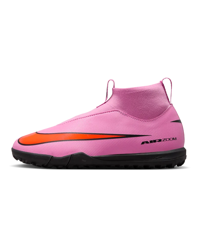 Nike Jr. Mercurial Superfly 10 Academy TF High-Top-Fußballschuh (jüngere/ältere Kinder) - Pink Pink